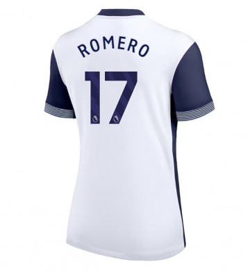 Tottenham Hotspur Cristian Romero #17 Primera Equipación Mujer 2024-25 Manga Corta